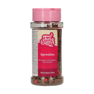 Cukrové zdobení vánoční sob mix 55 g